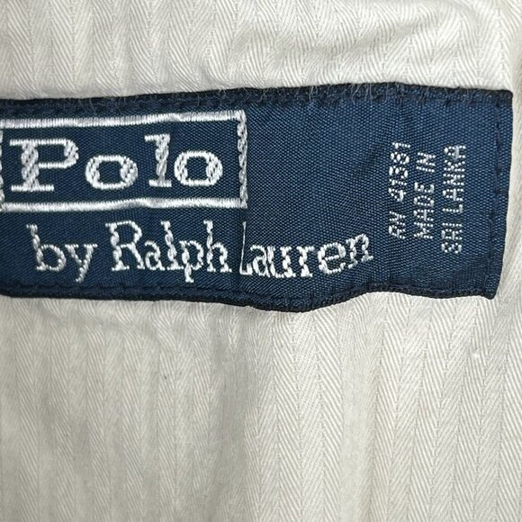 VTG Polo Ralph Lauren Embroidered Chino Shorts sz 36 Nautical Preppy Ivy League - Picture 6 of 9
